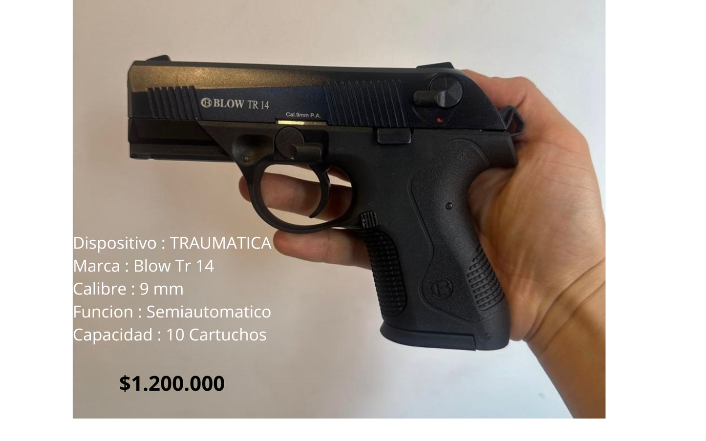 TR BLOW TR 14 - NEGRA