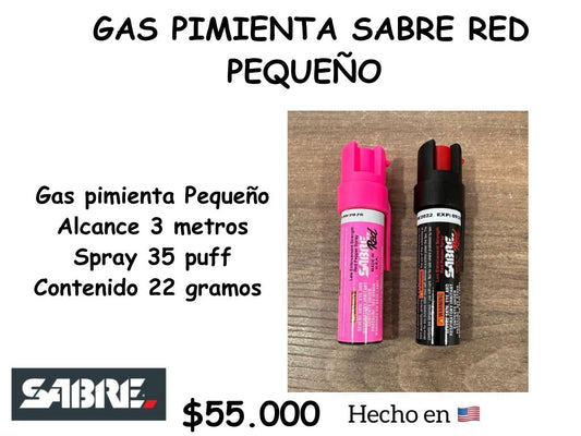 Gas Pimienta Sabre RED Pequeño