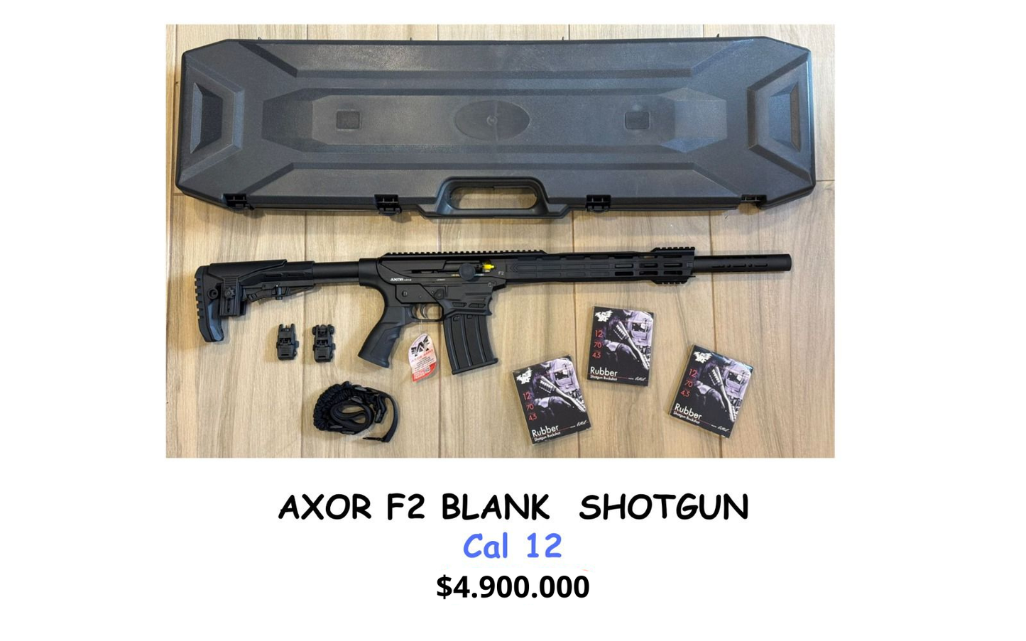 Tipo Fusil Calibre 12 TR AXOR F2
