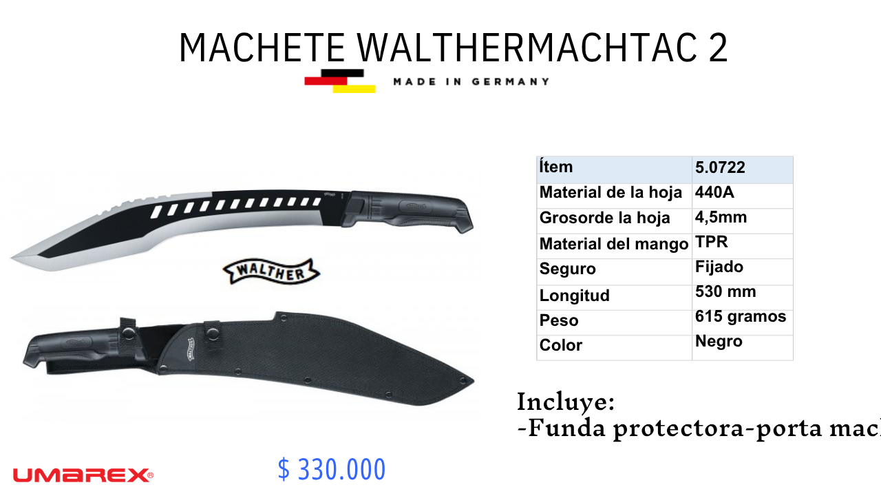 Machete Walther Machtac2