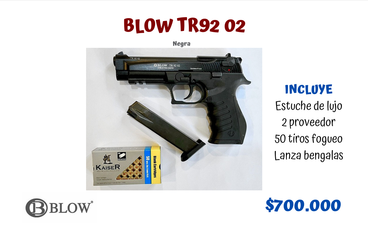 FOGUEO BLOW TR92 02 - NEGRA