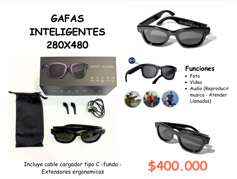 Gafas Inteligentes 280X480