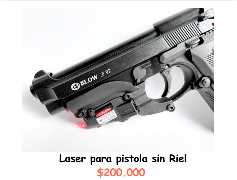 Laser Para Pistola Sin Riel