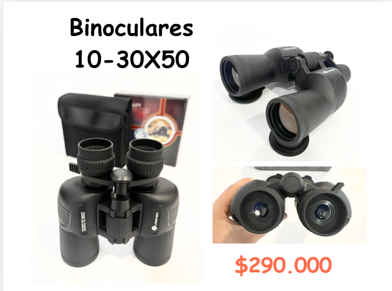 Binoculares 10-30X50