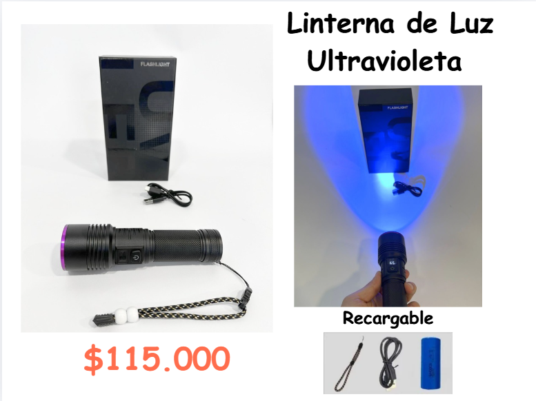 Linterna De Luz Ultravioleta