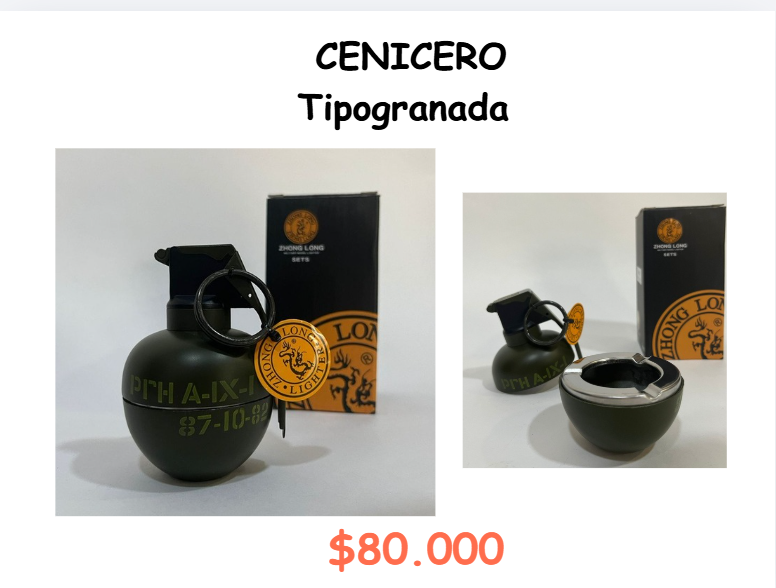 Cenicero Tipo Granada