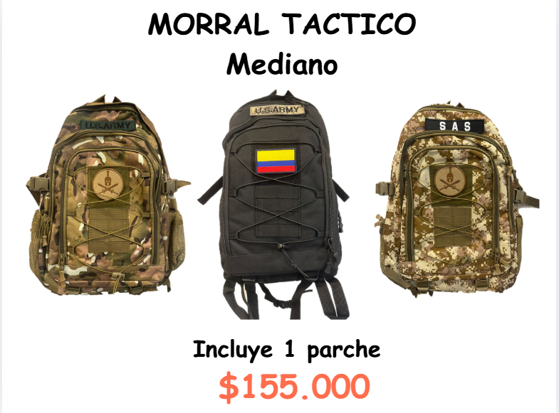 Morral Tactico Mediano