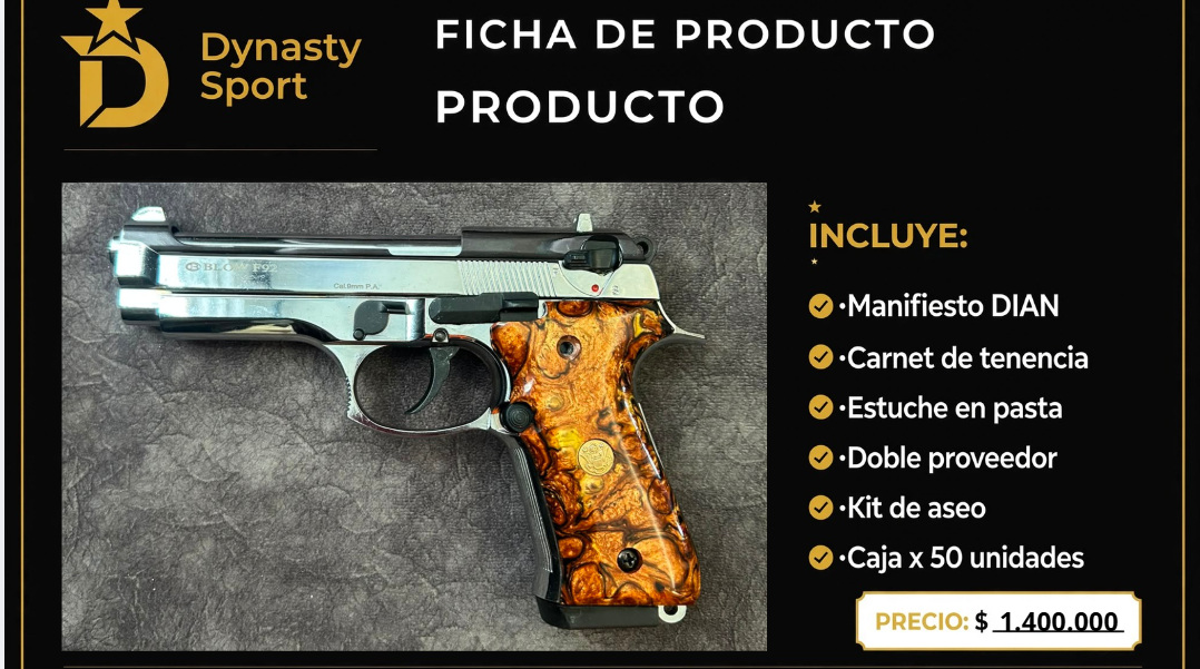 BLOW F92 - NIKEL+CACHAS