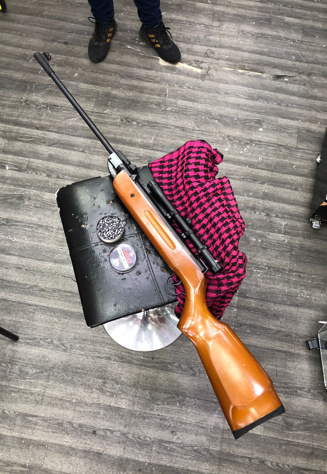 Rifle IMPORTADO 5.5mm + MIRA 4X20