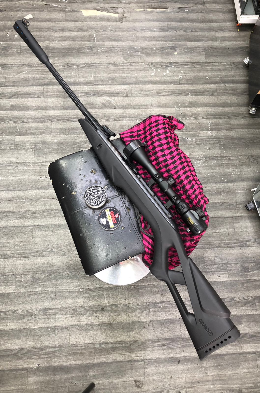 Rifle VAMPIS Gamo 5.5mm + Mira Bushell 3-9x40