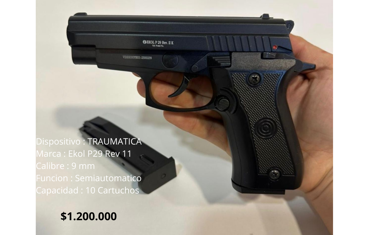 TR EKOL P29 REV ll - NEGRA