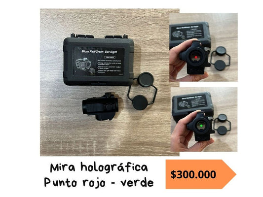 Mira Holografica Punto rojo - verde