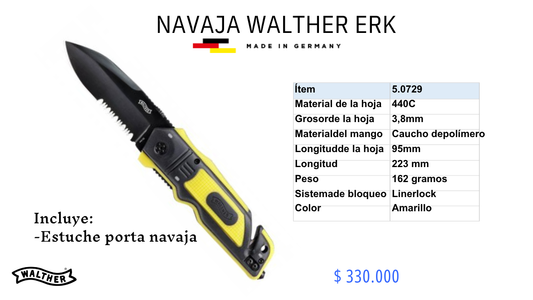 Navaja Walther ERK