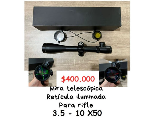 Mira Telescopica Reticula Iluminada