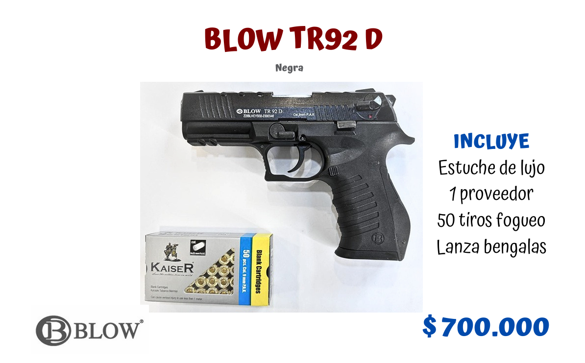 FOGUEO BLOW TR 92 D - NEGRA