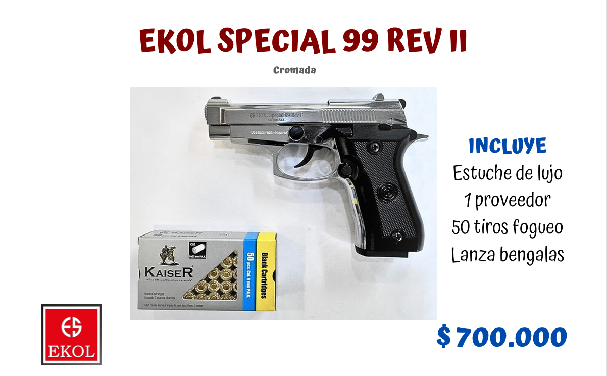 FOGUEO EKOL SPECIAL 99 REV II - NIKELADO