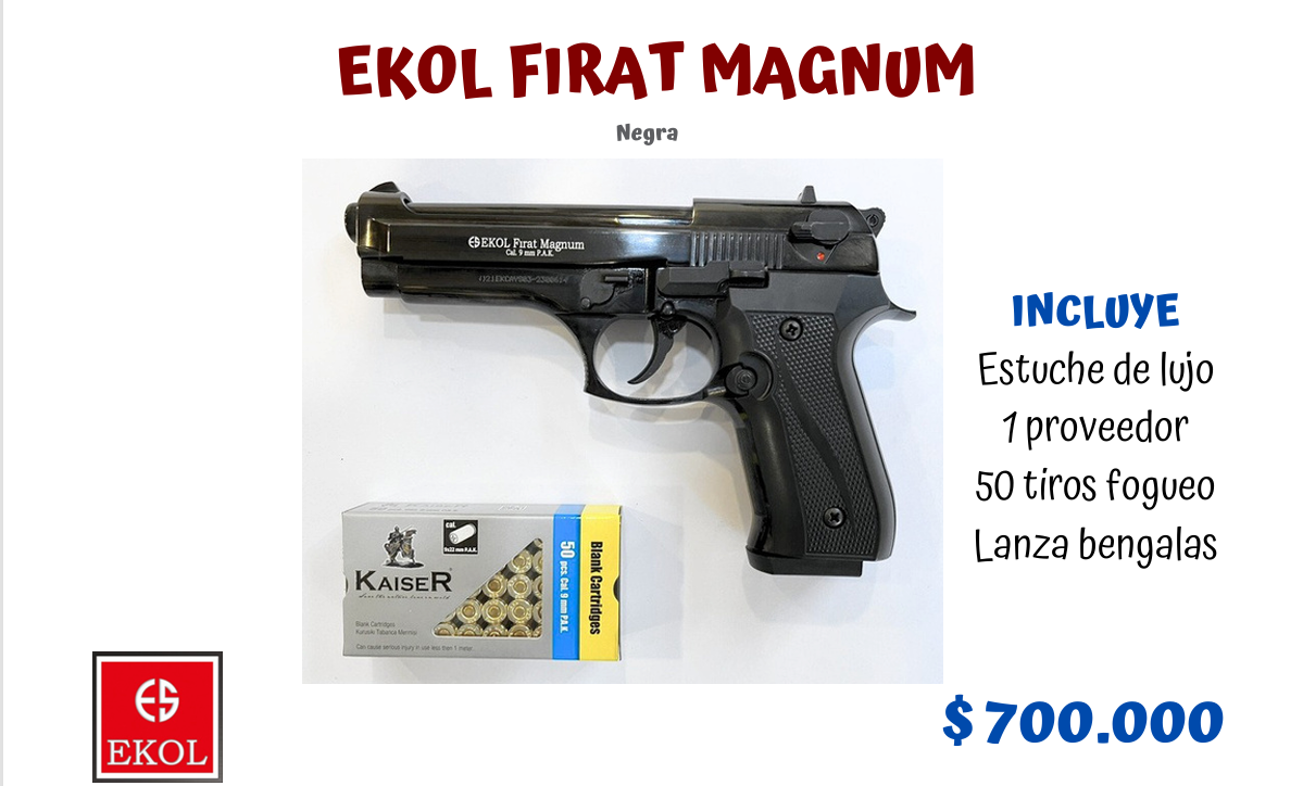 FOGUEO EKOL FIRAT MAGNU - NEGRA