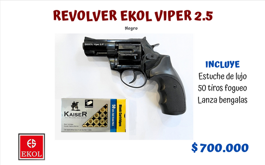 FOGUEO EKOL VIPER 2.5 - NEGRA