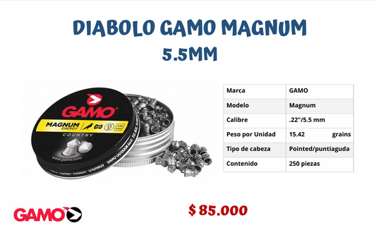 Diabolo Gamo Magnu 5.5 MM
