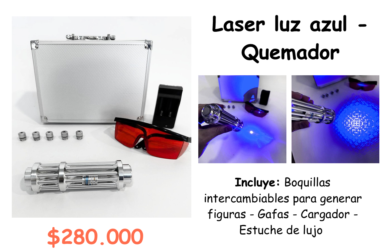 Laser luz azul - QUEMADOR