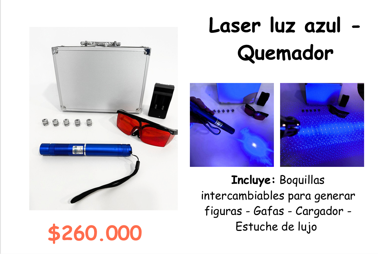 Laser Luz azul - Quemador
