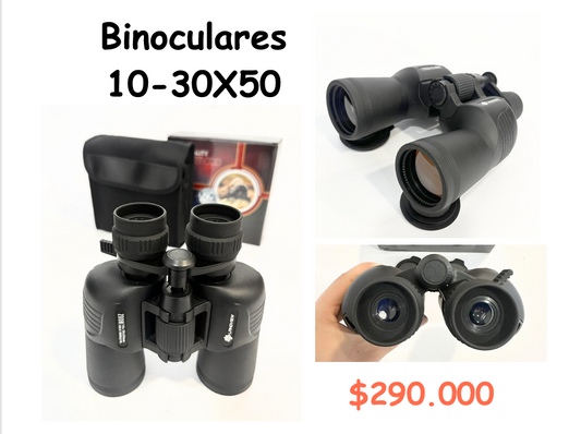 Binoculares 10-30x50