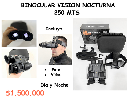 Binocualar Vision Nocturna 250 MTRS