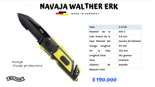 Navaja WALTHER ERK