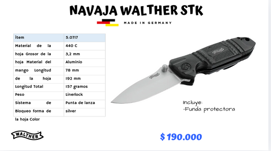 Navaja WALTHER STK