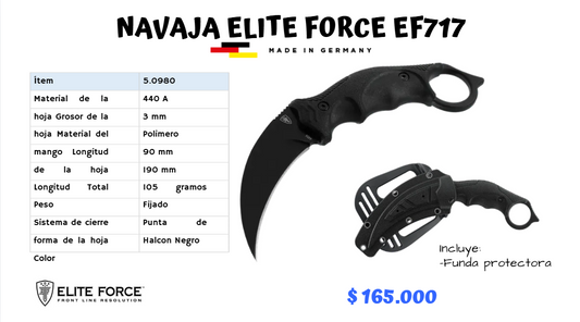 Navaja Elite FORCE EF717