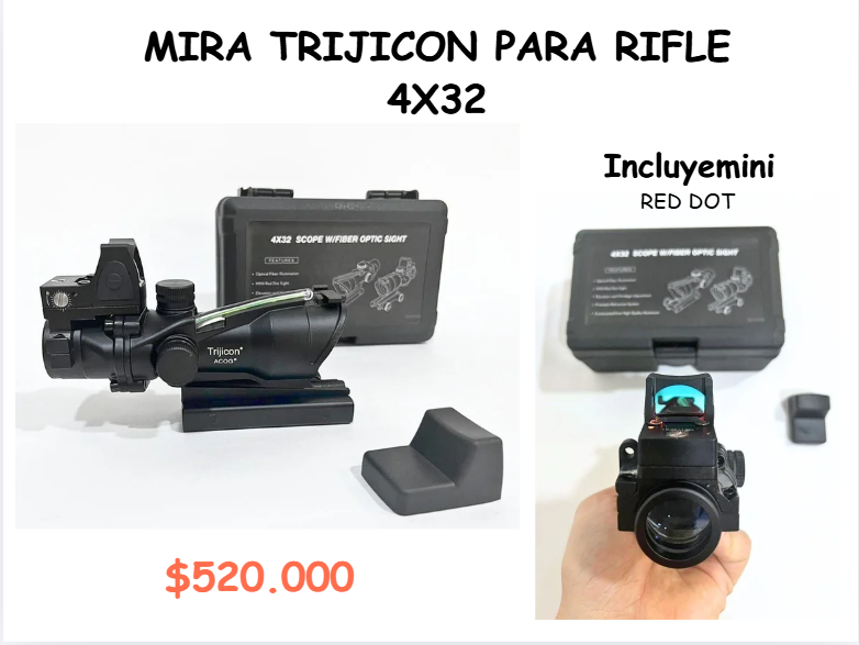 Mira Trijicon Para RIFLE 4x32