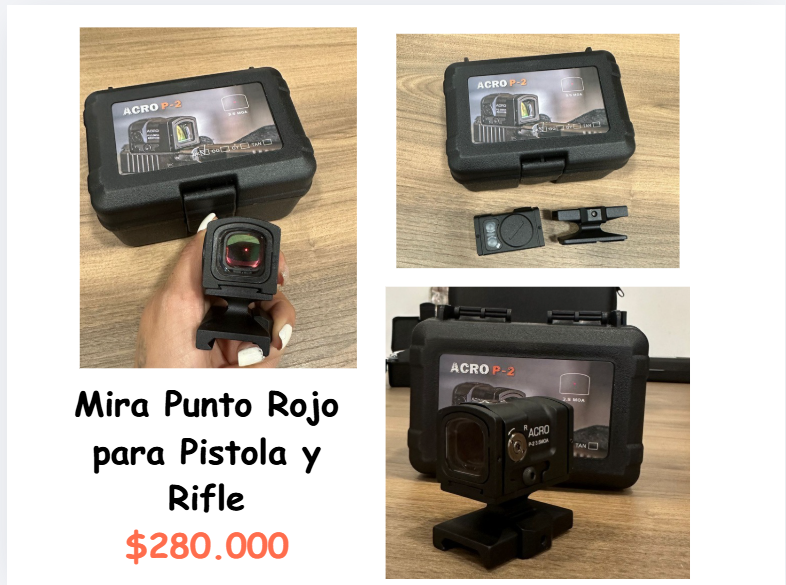 Mira Punto Rojo Para Pistola  y Rifle