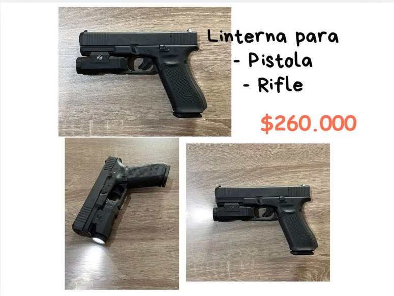 Linterna Para Pistola + Rifle