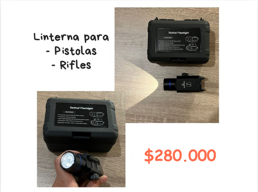 Linterna Para Pistola y Rifles