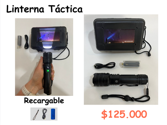 Linterna Tactica Recargable 2