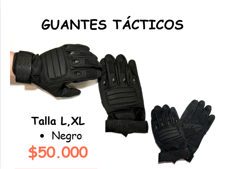 Guantes Tacticos NEGROS