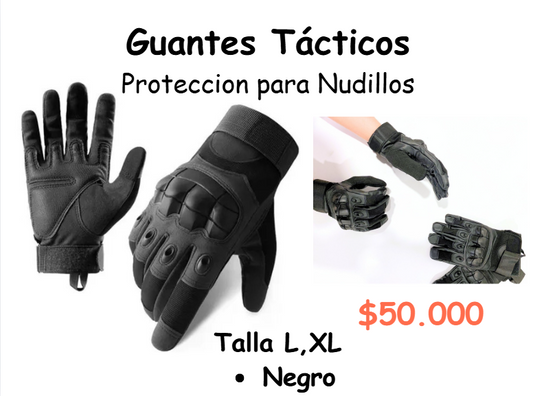 Guantes Tacticos - Proteccion Nudillos