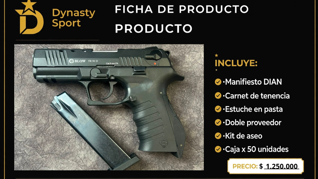 BLOW TR 92 D - NEGRA