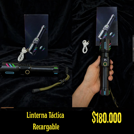 Linterna Tactica Recargable 3