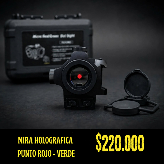 Mira Holográfica Rojo y Verde