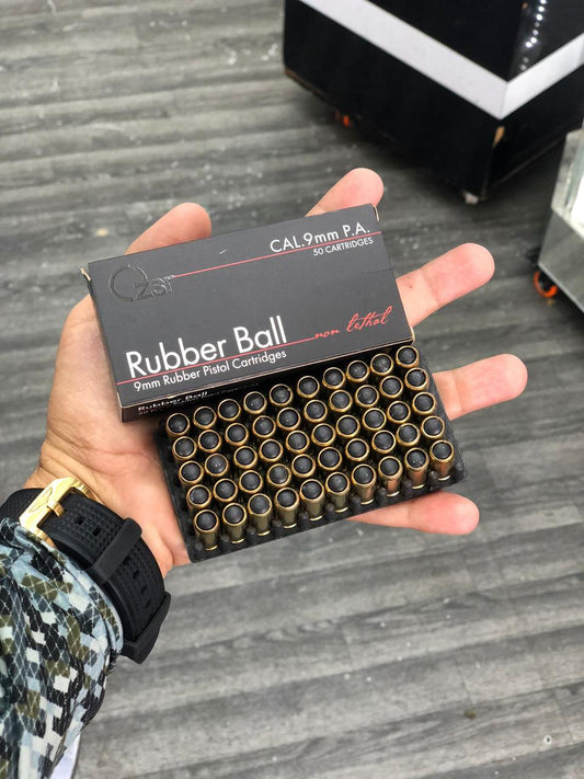 Municion Ruber ball 9mm