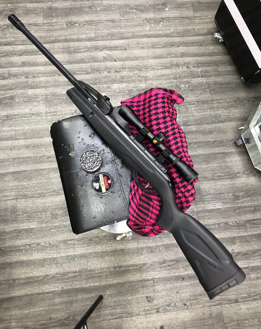 Rifle QUIKERX 10 Gamo 5.5 + Mira 3-9x32
