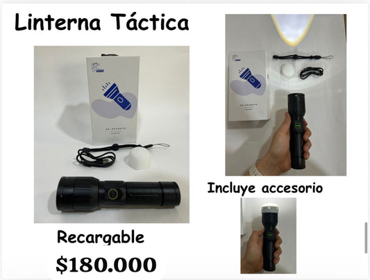 Linterna Tactica Recargable