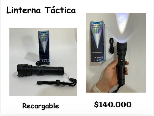 Linterna Tactica Recargable