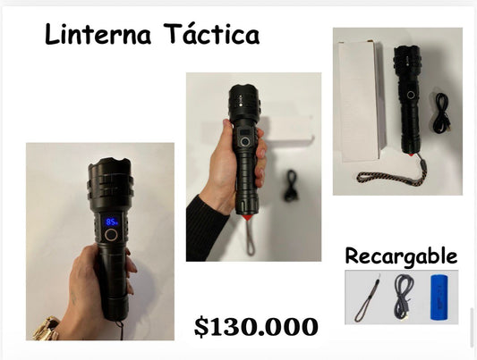 Linterna Tactica Recargable