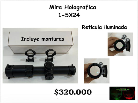 Mira Holografica 1-5x24