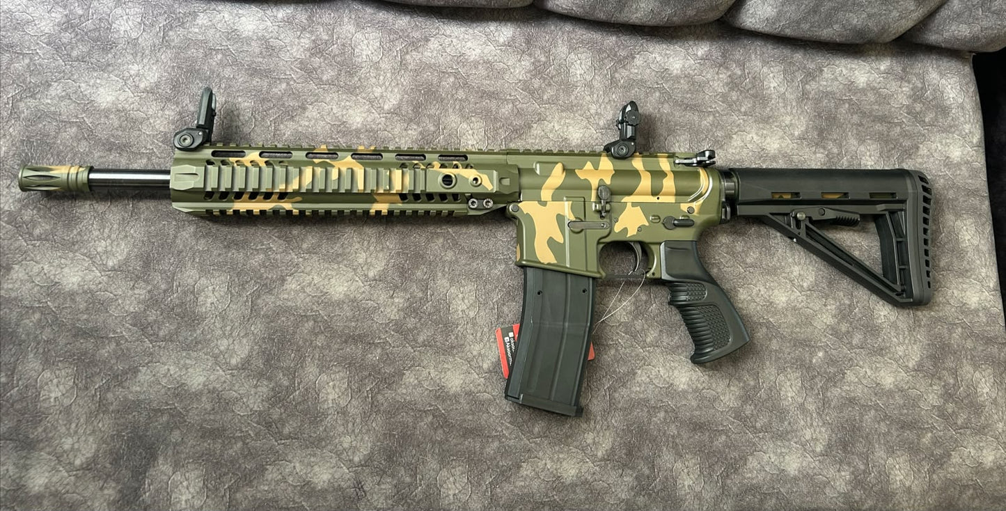 Tipo Fusil Traumatico 9 mm - Aksa Camuflado
